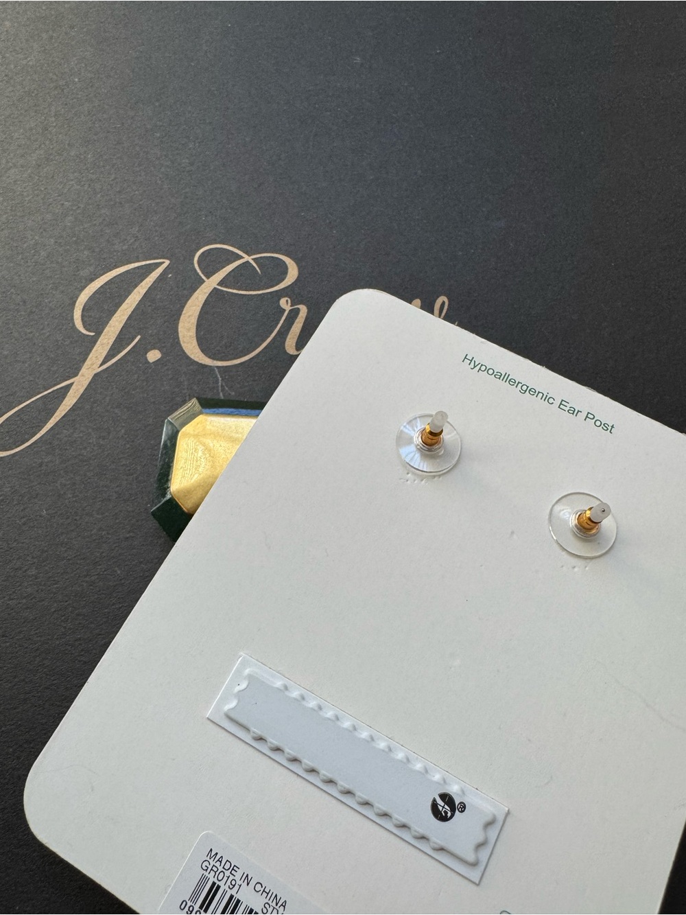 J. Crew Oversized faceted-crystal drop earrings - Picture 6 of 8